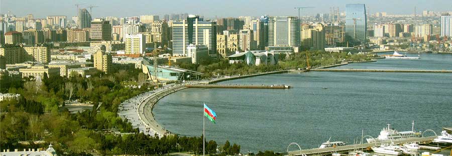 Азербайджан -  Бакинский бульвар (официально:  Национальный Приморский парк)